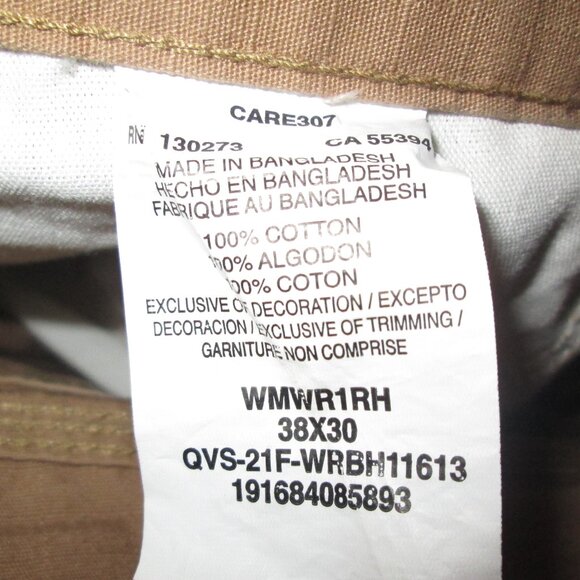 Wrangler Workwear Carpenter Pants Men's 38 X 30 Canvas Double Knee WMWR1RH - Picture 5 of 7